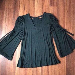 Dark Green Top